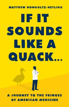 Book Cover for If it sounds like a quack ... :