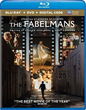 The Fabelmans [videorecording Blu-ray] / Amblin Entertainment and Reliance Entertainment present produced by Tony Kushner, Kristie Macosko Krieger, Steven Spielberg written by Steven Spielberg, Tony Kushner directed by Steven Spielberg.