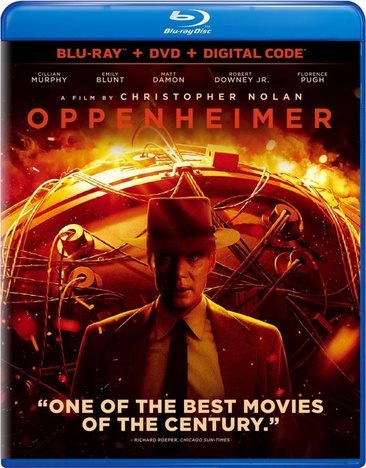 Oppenheimer [videorecording Blu-ray] / Universal Pictures presents a Syncopy production in association with Atlas Entertainment produced by Emma Thomas, Charles Roven, Christopher Nolan written for the screen and directed by Christopher Nolan.