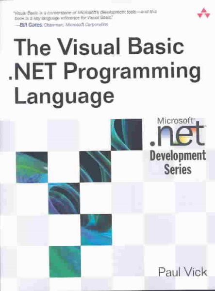 The Visual Basic.NET Programming Language