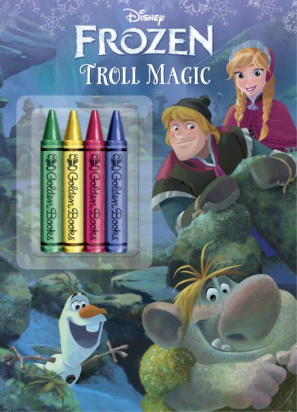 Frozen：Troll Magic (Coloring book with Crayons) 冰雪奇緣著色書附蠟筆