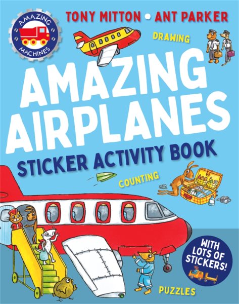Amazing Machines Amazing Airplanes Sticker Activity Book【金石堂、博客來熱銷】