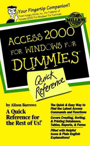 Access 2000 for Windows For Dummies: Quick Reference