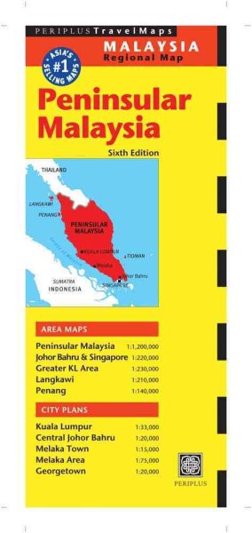 Peninsular Malaysia Travel Map