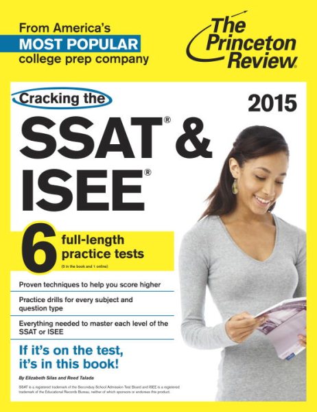 The Princeton Review Cracking the Ssat & Isee 2015