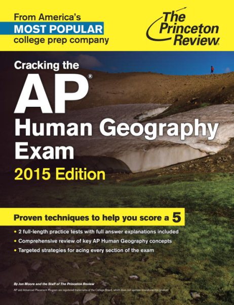 Princeton Review Cracking the AP Human Geography Exam, 2015 Edition