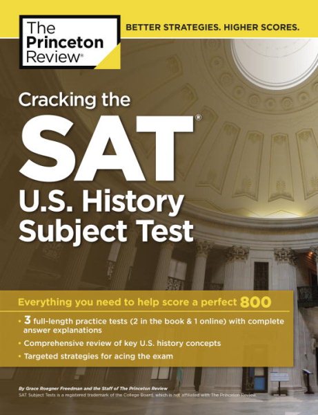Princeton Review Cracking the SAT U.S. History Subject Test