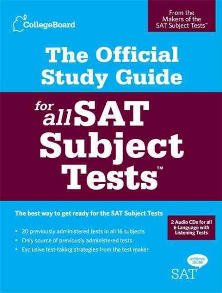 The Official Study Guide for All Sat Subject Tests【金石堂、博客來熱銷】