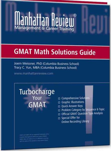 Turbocharge Your Gmat Math Solutions Guide【金石堂、博客來熱銷】