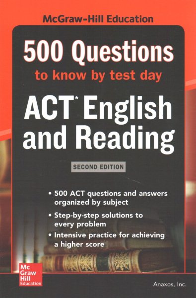 500 Act English and Reading Questions to Know by Test Day【金石堂、博客來熱銷】