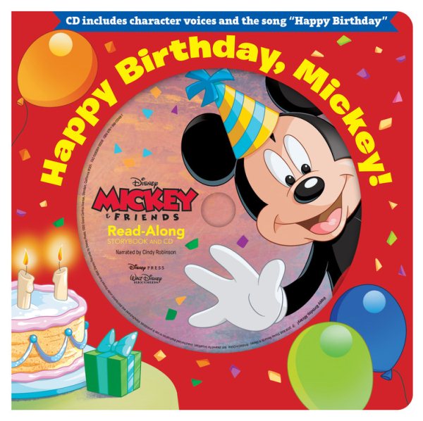 Happy Birthday- Mickey! Read-Along Storybook & CD (Mickey & Friends (Board Books))【金石堂、博客來熱銷】