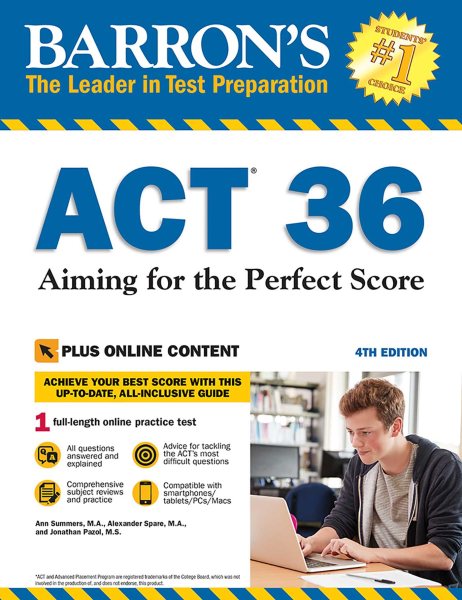 ACT 36 with Online Test: Aiming for the Perfect Score【金石堂、博客來熱銷】