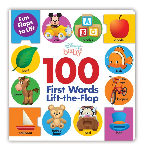 Disney Baby 100 First Words Lift-the-flap【金石堂、博客來熱銷】