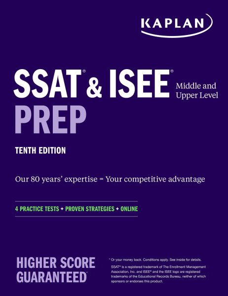 SSAT & ISEE Middle & Upper Level Prep 2021 & 20224 Practice Tests + Proven Strategies + On【金石堂、博客來熱銷】