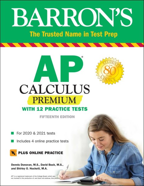 AP Calculus Premium: With 12 Practice Tests (Barron`s Test Prep)【金石堂、博客來熱銷】