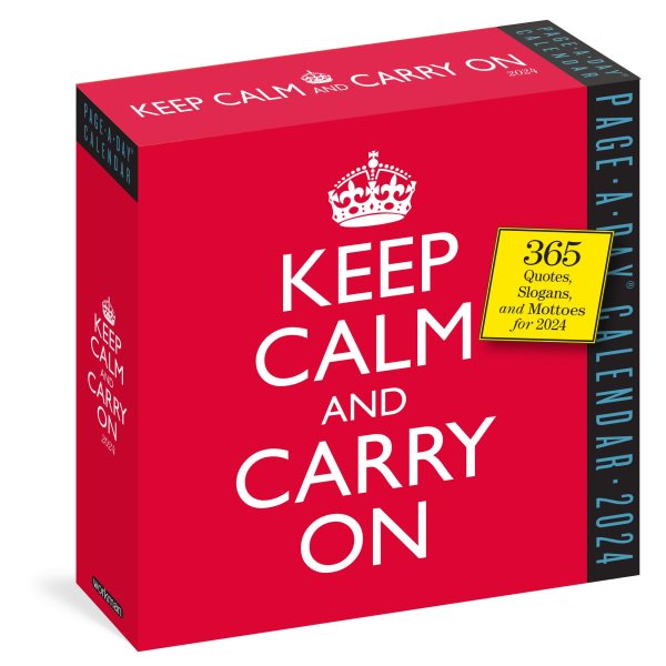 Keep Calm and Carry on Page-A-Day Calendar 2024【金石堂、博客來熱銷】