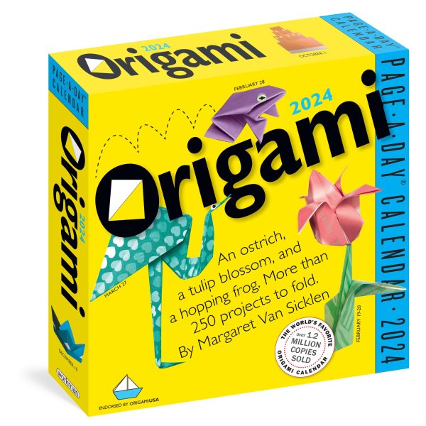 Origami Page-A-Day Calendar 2024【金石堂、博客來熱銷】
