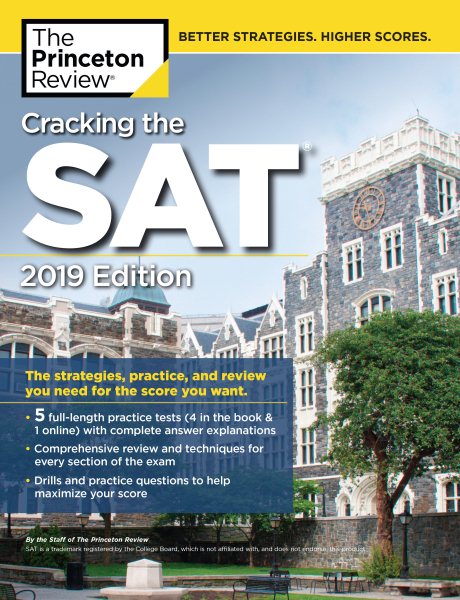 Cracking the Sat With 5 Practice Tests 2019