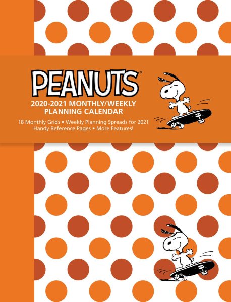 Peanuts 2020－2021 Monthly/Weekly Planning Calendar