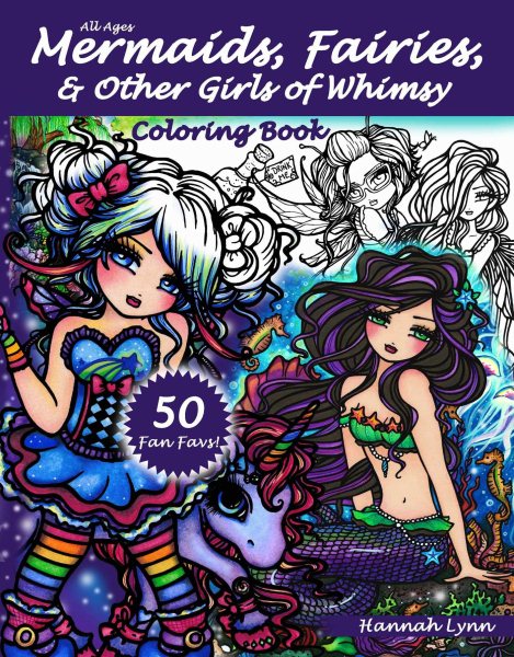 Mermaids, Fairies, & Other Girls of Whimsy Coloring Book【金石堂、博客來熱銷】
