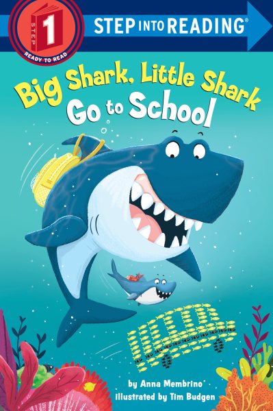 Big Shark- Little Shark Go to School (Step into Reading)【金石堂、博客來熱銷】