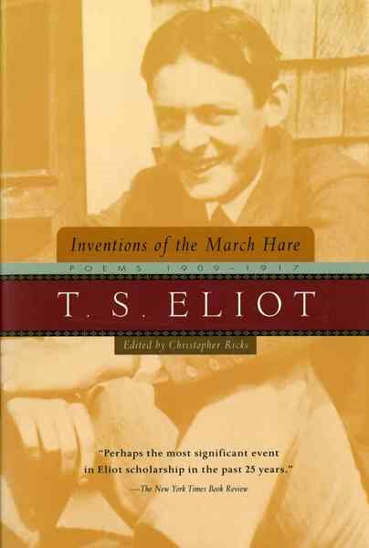 Portada de Invenciones de la liebre de marzo de TS Eliot