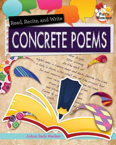 「読む、書く、暗唱するコンクリート詩」の表紙