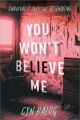 You Won't Believe Me, book cover
