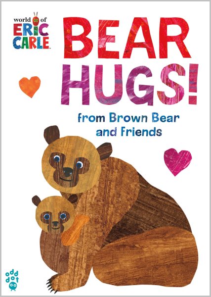 Book cover for the children's board book, "Bear Hugs."