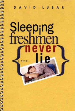 Sleeping Freshman Never Lie by David Lubar book cover. 