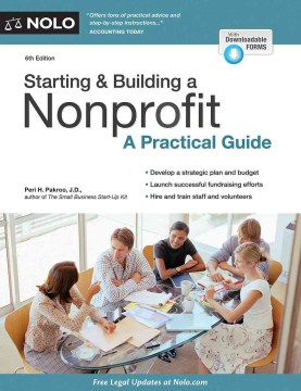 Starting-&-building-a-nonprofit-:-a-practical-guide-/-Peri-H.-Pakroo,-J.D.