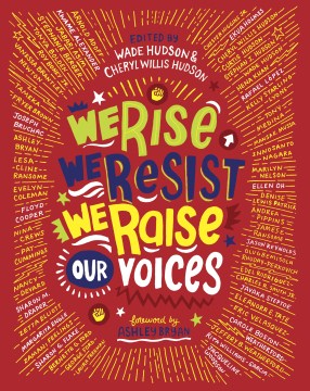 Bookjacket for  We rise, we resist, we raise our voices