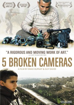 Book Jacket for 5 Broken Cameras style=