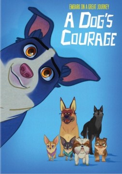 Bookjacket for A Dog's courage