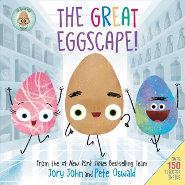 Book jacket for THE GOOD EGG PRESENTS: THE GREAT EGGSCAPE!