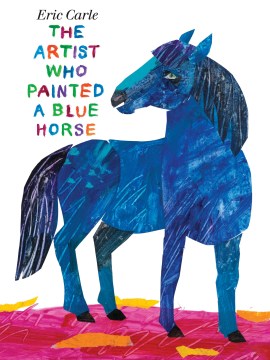 Bookjacket for The artist who painted a blue horse