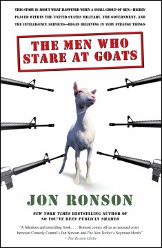 Book Jacket for The Men Who Stare at Goats style=