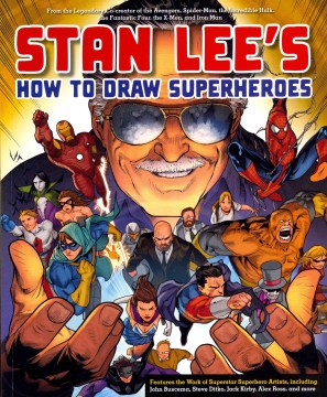 Bookjacket for  Stan Lee's how to draw superheroes.