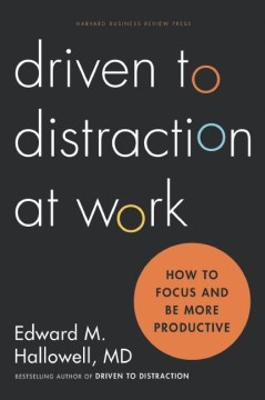 Book Jacket for Driven to Distraction at Work style=