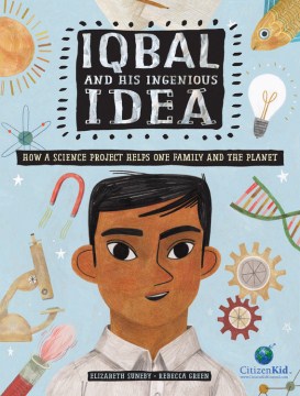 bookjacket for  Iqbal and his Ingenious Idea