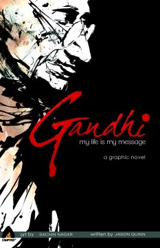Bookjacket for  Gandhi: My Life is My Message