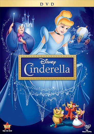 DVD cover of Disney's Cinderella