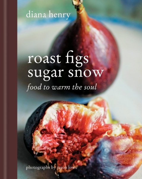 Roast figs in sugar snow