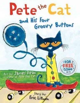 Pete the Cat and His Four Groovy Buttons by Eric Litwin book cover 