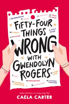 Fifty-four things wrong with Gwendolyn Rogers
by Caela Carter book cover
