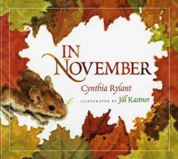 In November by Cynthia Rylant book cover