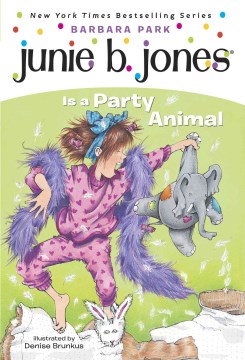 Junie B. Jones is a Party Animal by Barbara Park book cover