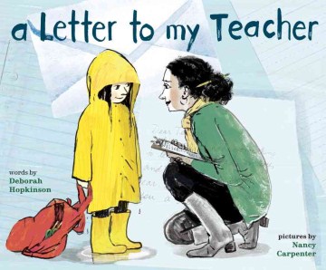 Cover of "A Letter to My Teacher" by Deborah Hopkinson