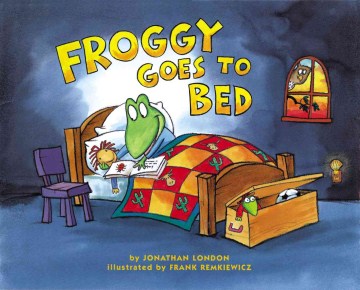 Froggy Goes to Bed by Jonathan London book cover