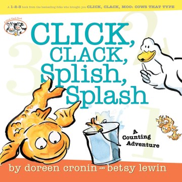 Click, Clack, Splish, Splash: A Counting Adventure by Doreen Cronin book cover